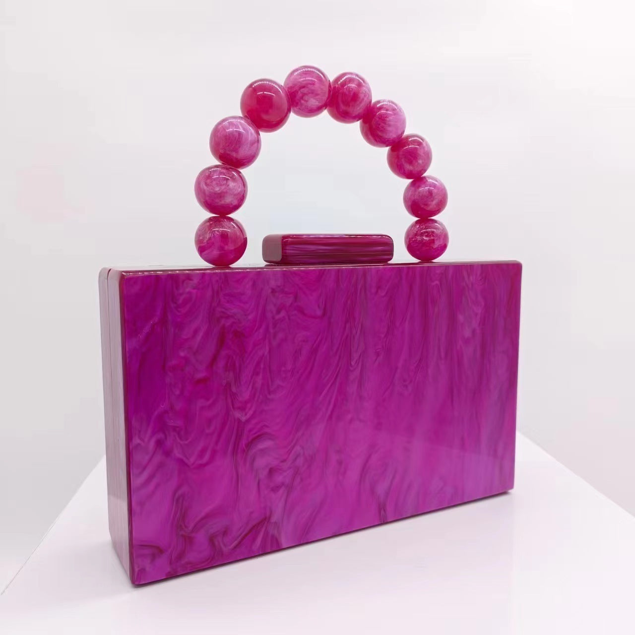 Women's Fashion Pearlescent Acrylic Evening Bag