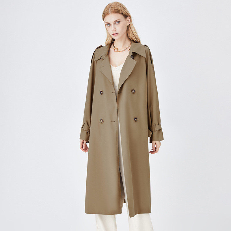 Women's Fashion Temperament Leisure Loose Overcoat