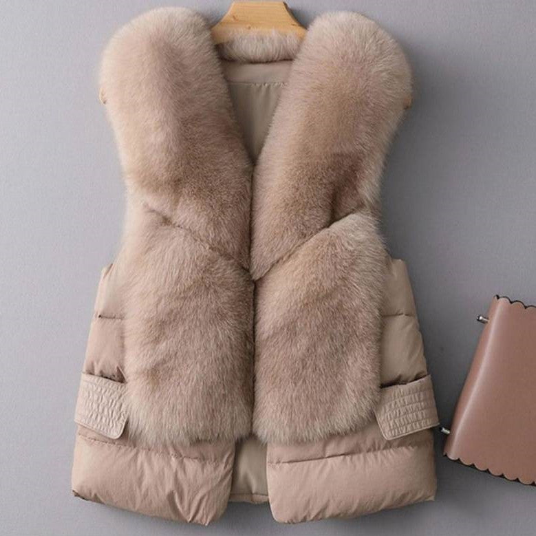 Gilet en laine Gilet court en duvet