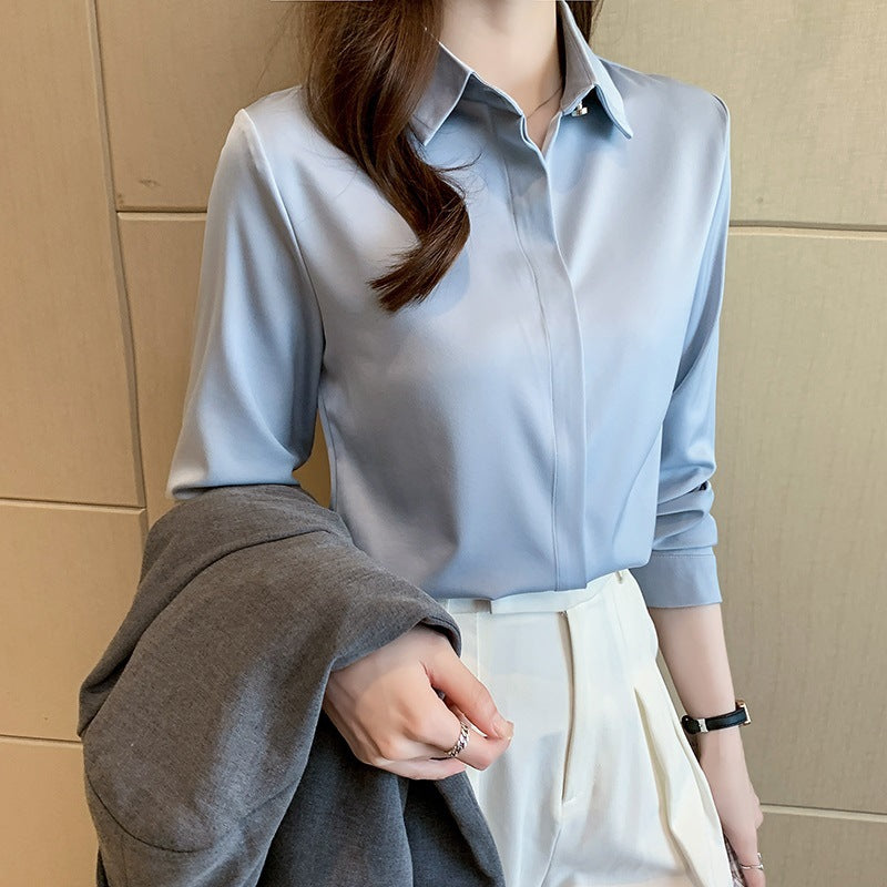 Women's Fleece Thickened Warm Silk Shirt