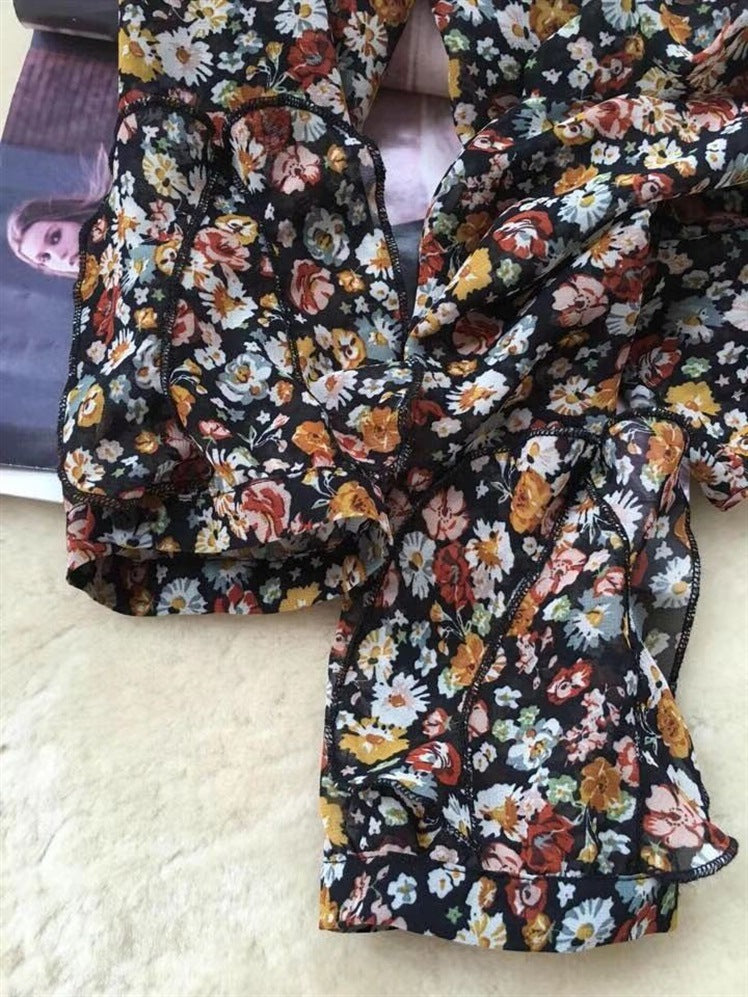 Floral Chiffon Shirt