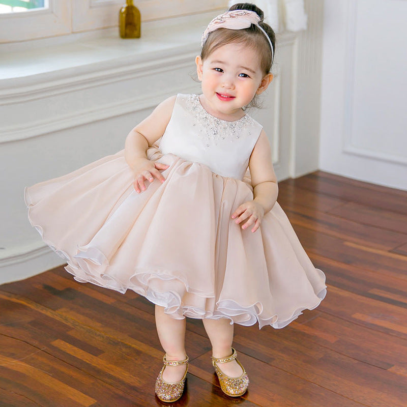 Robe de princesse pour bébé fille toute l'année