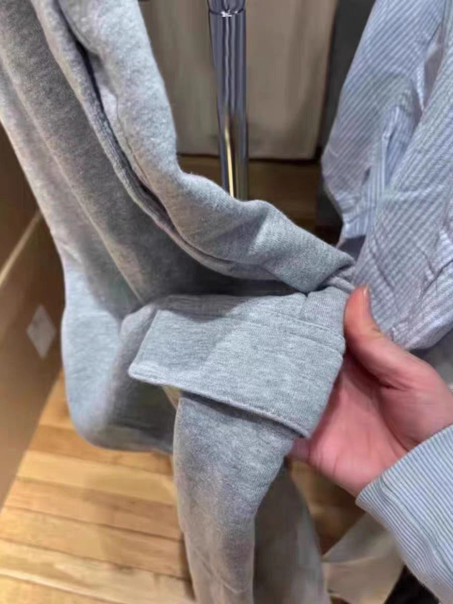 Pantalon à jambes larges avec cordon de serrage, rétro américain, ample, loisirs, assorti avec tout