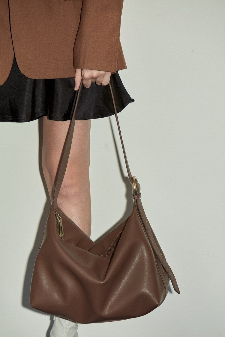 Sac à bandoulière de grande capacité en cuir véritable pour femmes, printemps