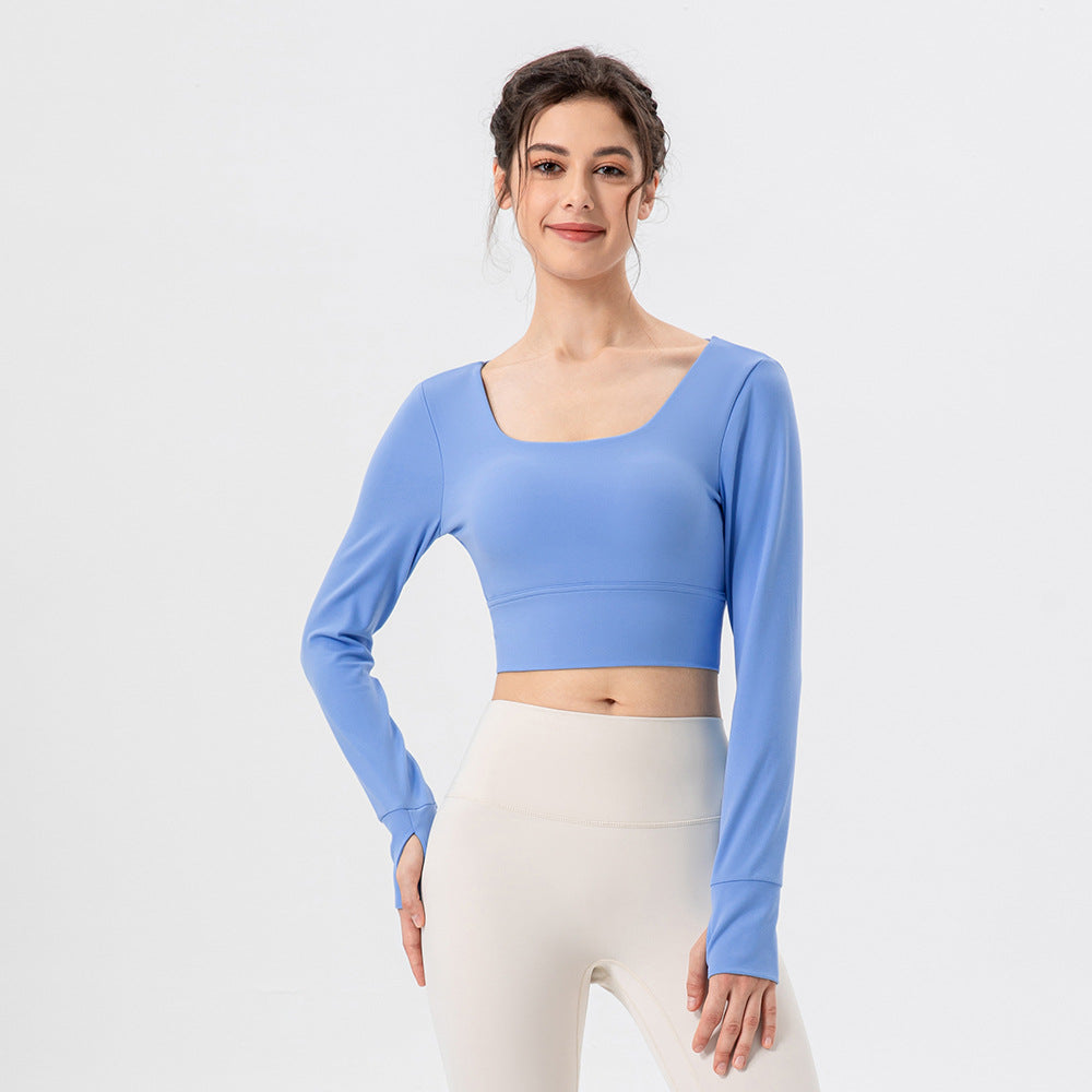 Ropa de yoga para mujer con almohadilla para el pecho