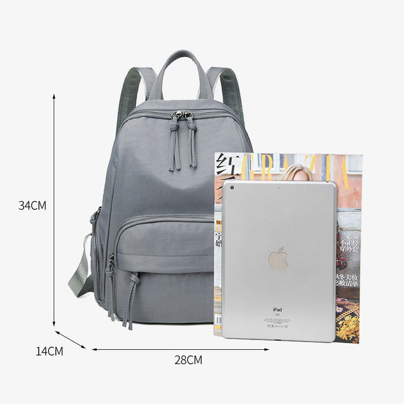 Backpack Simple And Fashionable Oxford Cloth Anti-theft Large-capacity Travel Leisure Trend