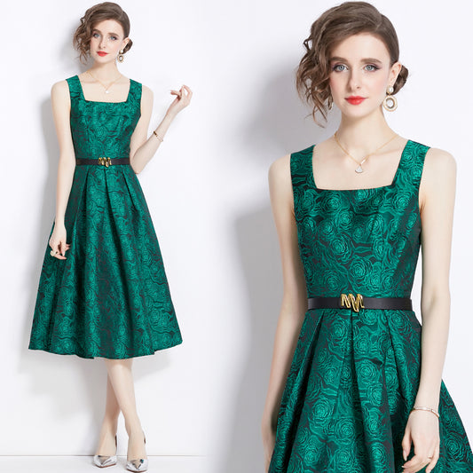 French Jacquard Exquisite Dress Texture