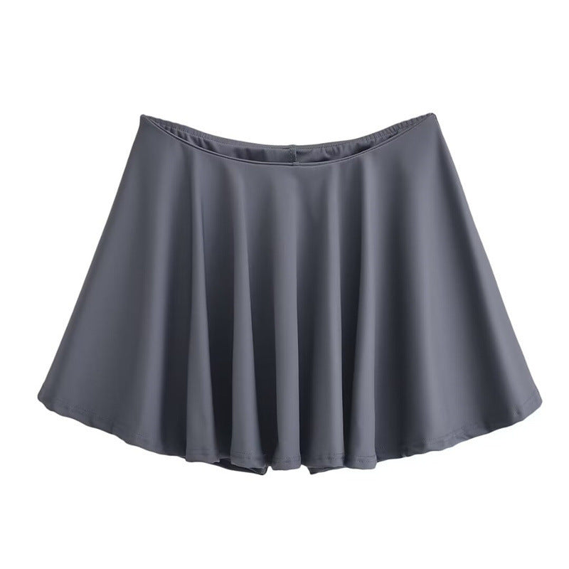 Jupe courte bouffante amincissante taille haute pour fille de Ballet, robe courte de danse trapèze douce et Sexy