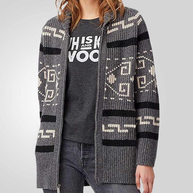 Women's Autumn And Winter Jacquard Sweater