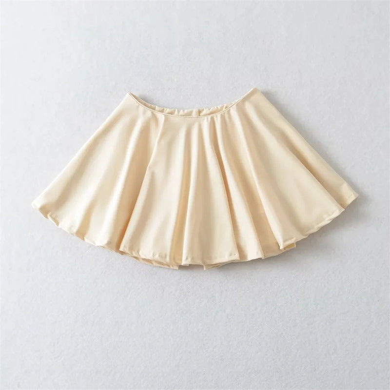 Jupe courte bouffante amincissante taille haute pour fille de Ballet, robe courte de danse trapèze douce et Sexy