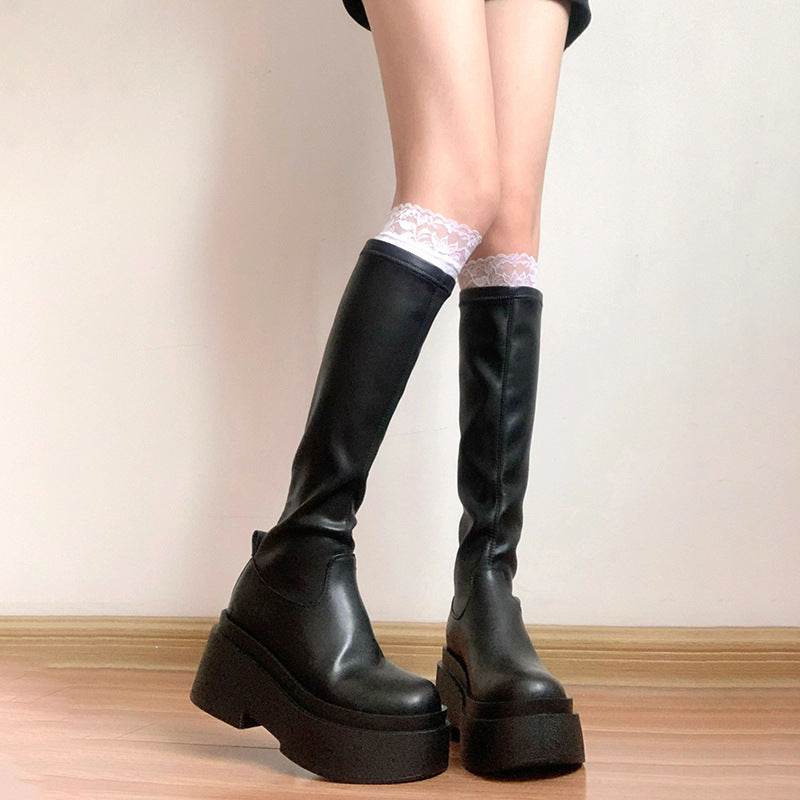 Bottes amincissantes extensibles pour femmes