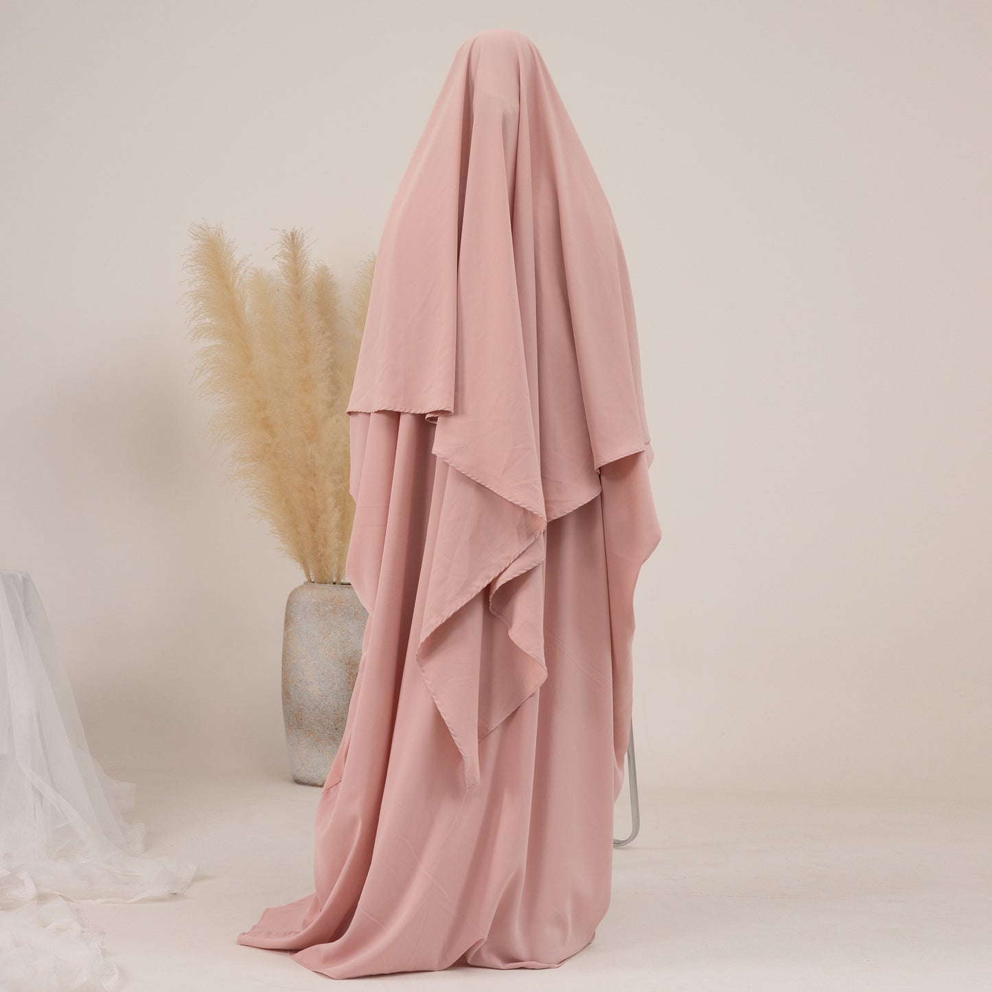 Robe à col rond et manches chauve-souris pour femmes