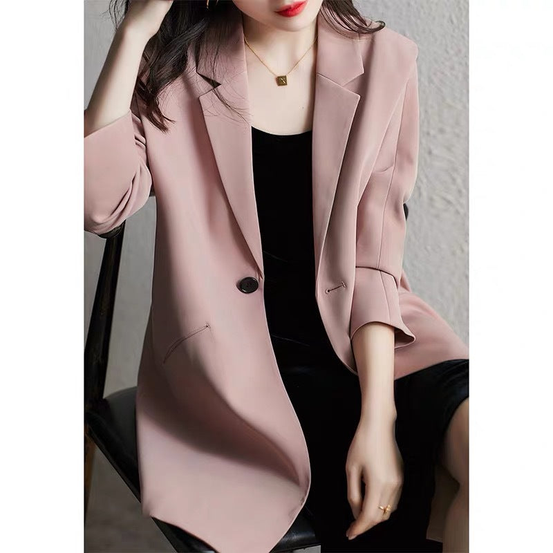 Women's Fashion Casual Spring And Autumn Suit Coat