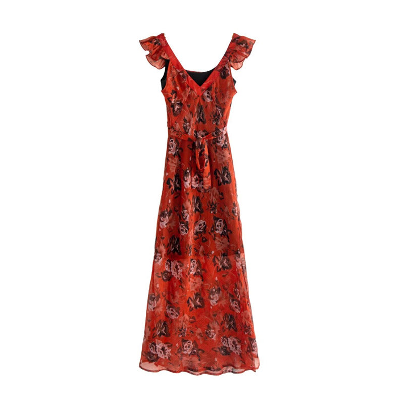 Fashion Elegant Floral Slim Fit Dress