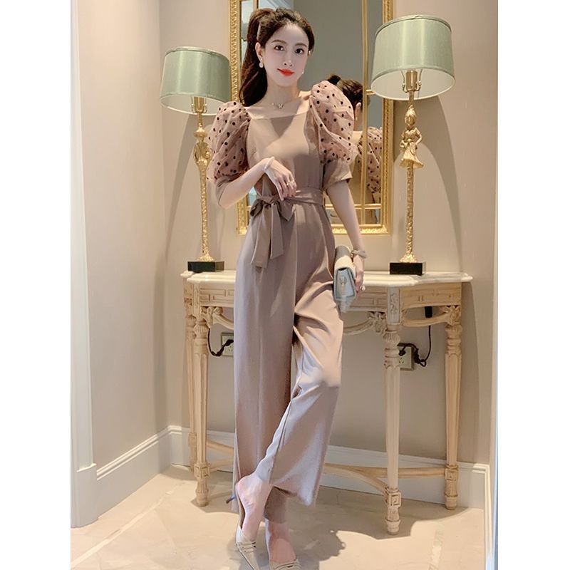 Women's Light Luxury High End Long Jumpsuit