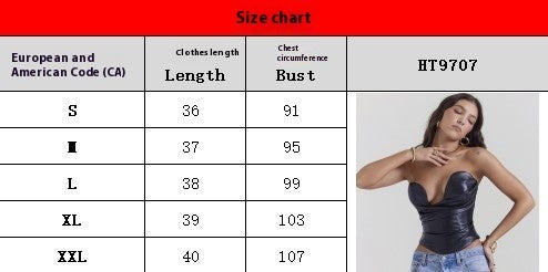 Women's Fashionable Deep V-neck Banquet Tube Top