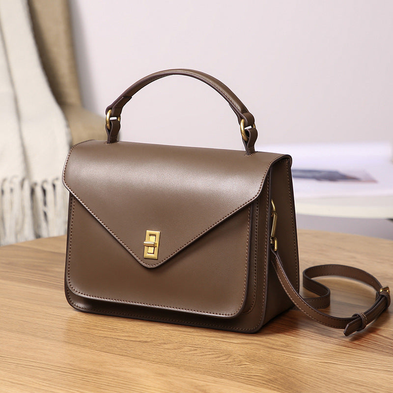 Fashion Retro Leather Handbag Women's