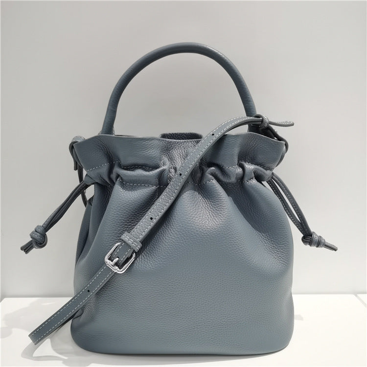 Fashion Leather Bucket Bag New Women