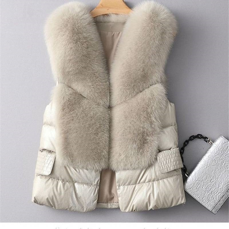 Gilet en laine Gilet court en duvet