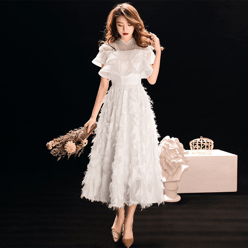 Women's Fashionable Temperament Mid-length Socialite Dress