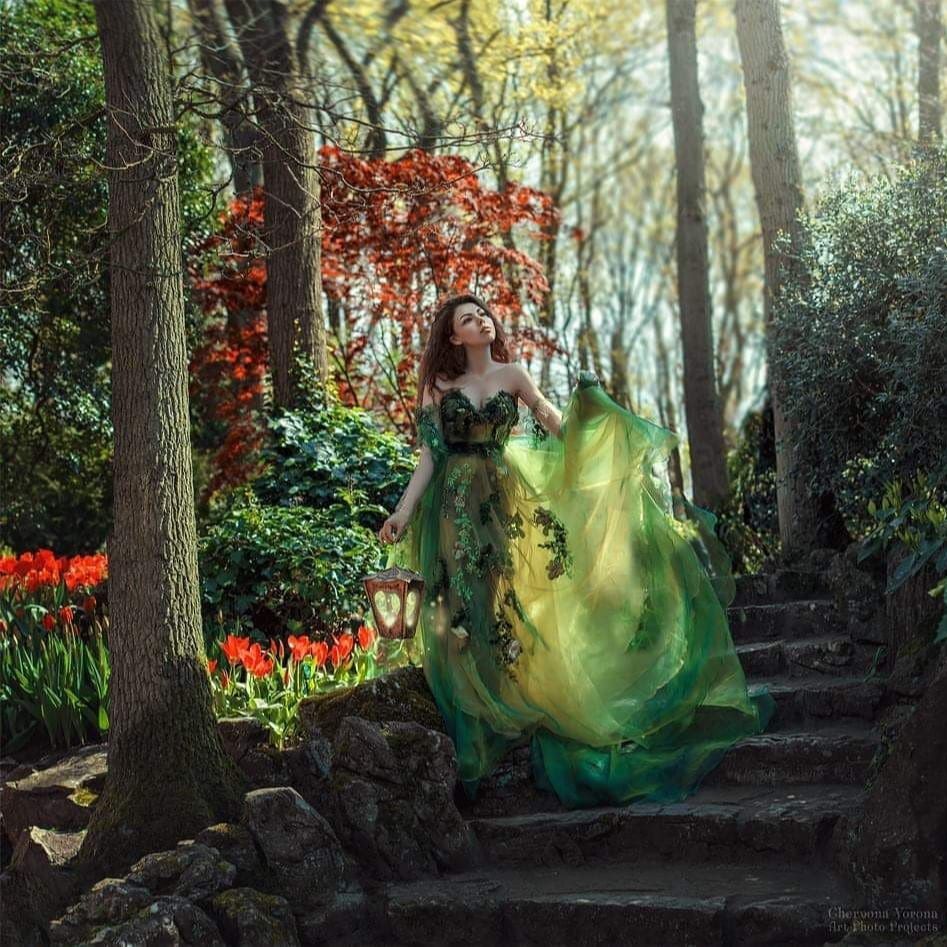 Robe d'été vert émeraude pour femmes