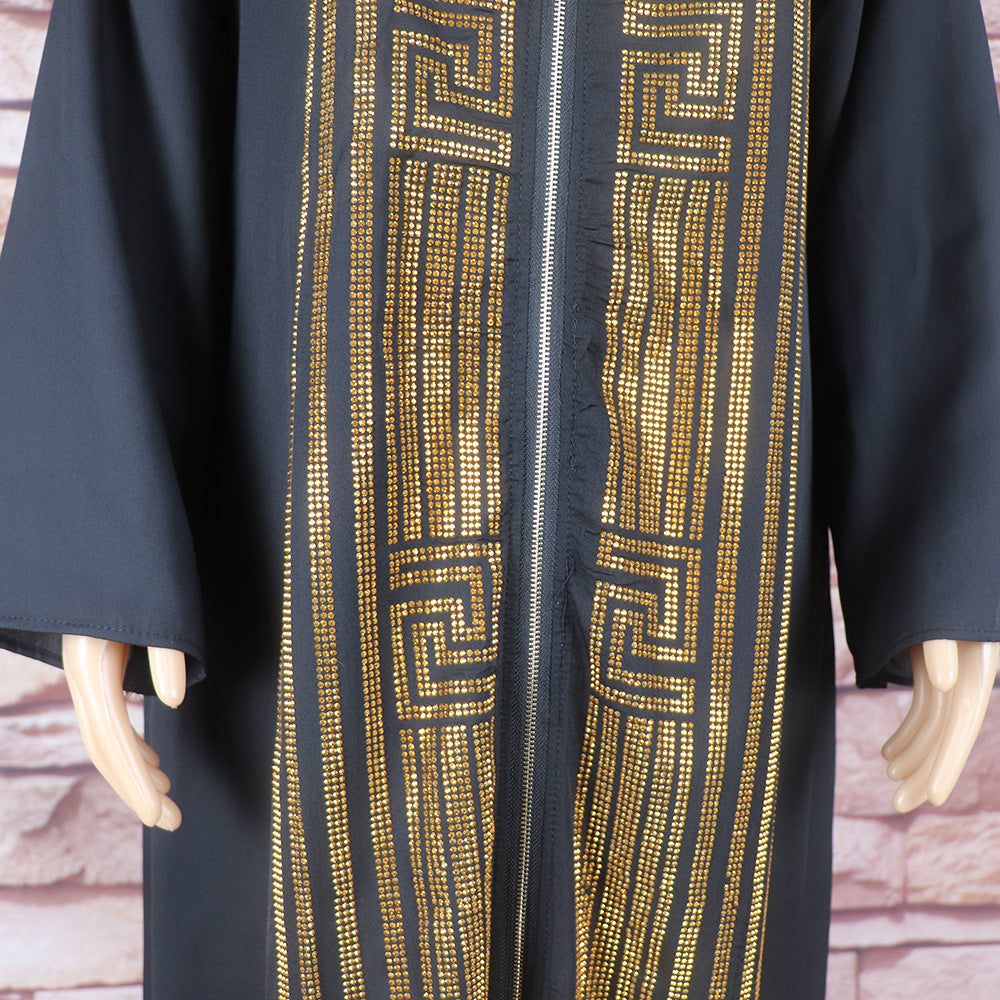 Robe africaine noire pour femmes