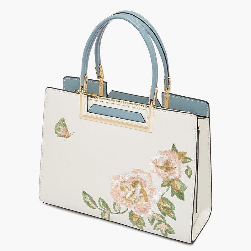 Sac à bandoulière brodé tendance pour femme