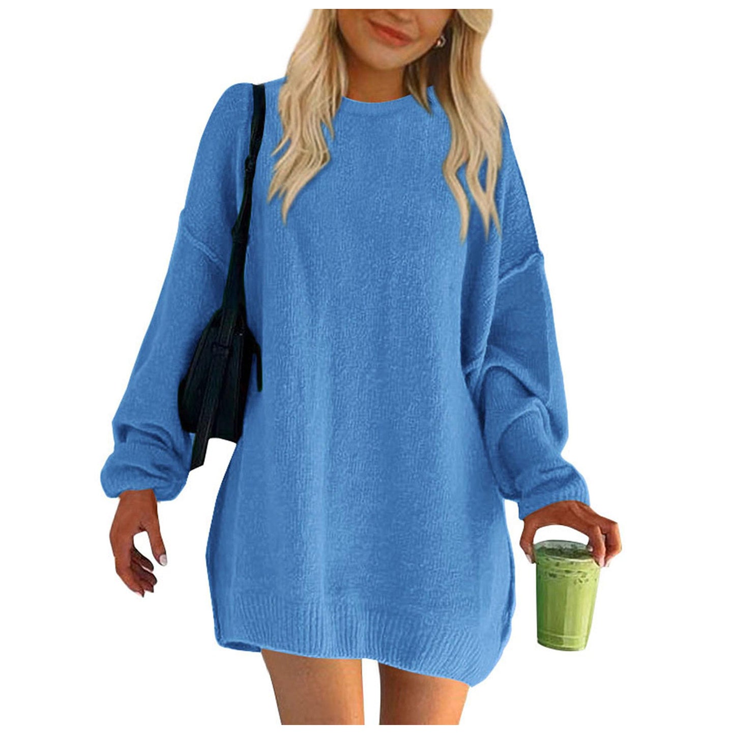 Women's Turtleneck Sweater Fashion Rib Knitted