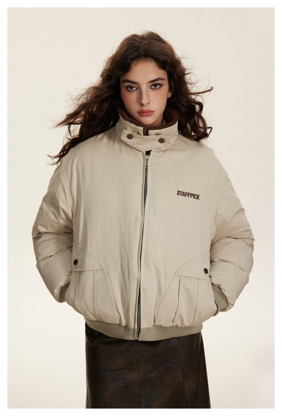 American Retro Pilot Cotton-padded Jacket