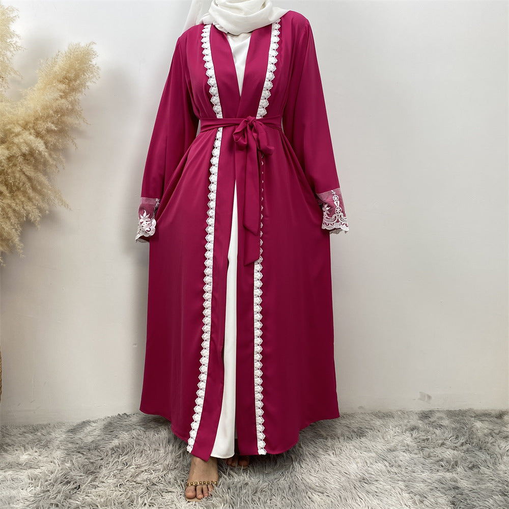 Women's Fashion Slim-fit Embroidery Robe