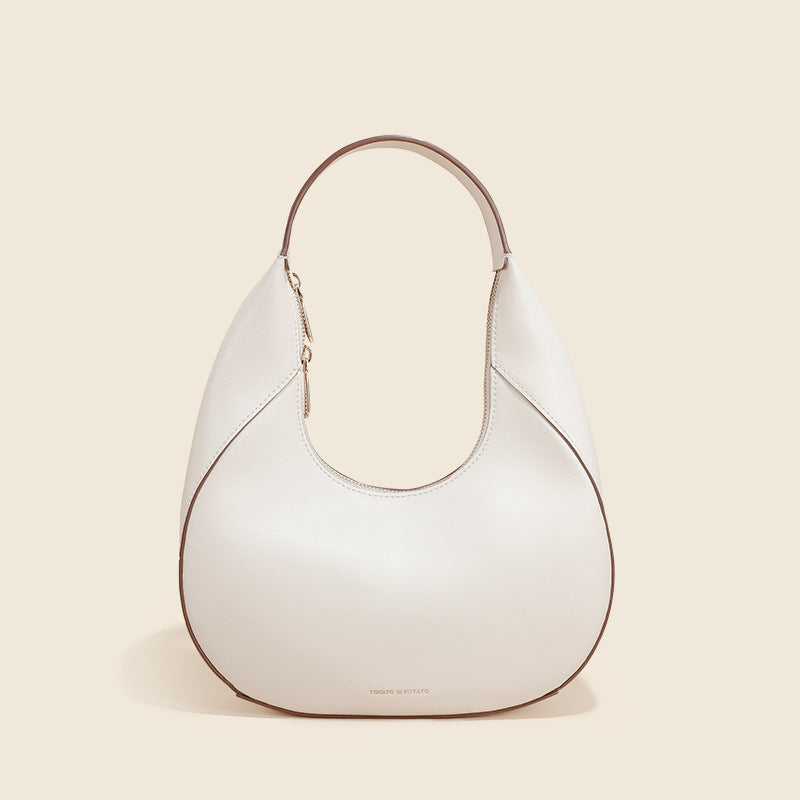 Sac à bandoulière polyvalent pour femmes, Design d'intérêt spécial, en cuir véritable de haute qualité