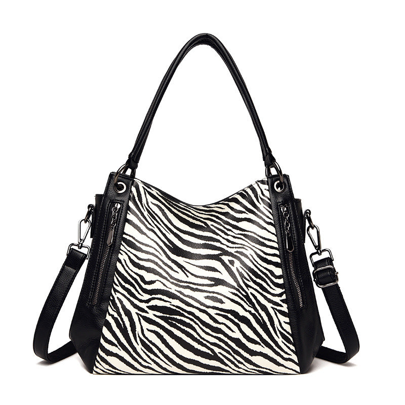 Urban Simple Large Capacity Leopard Print Fashion Women's Bag