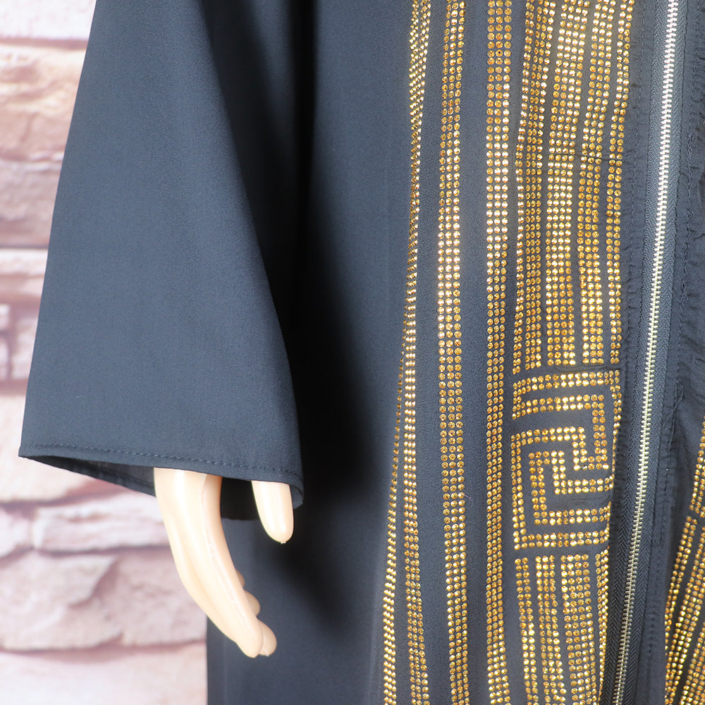 Robe africaine noire pour femmes