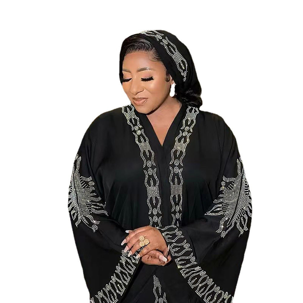 Ethnic Style Plus Size Dress Middle East Muslim Style Robe