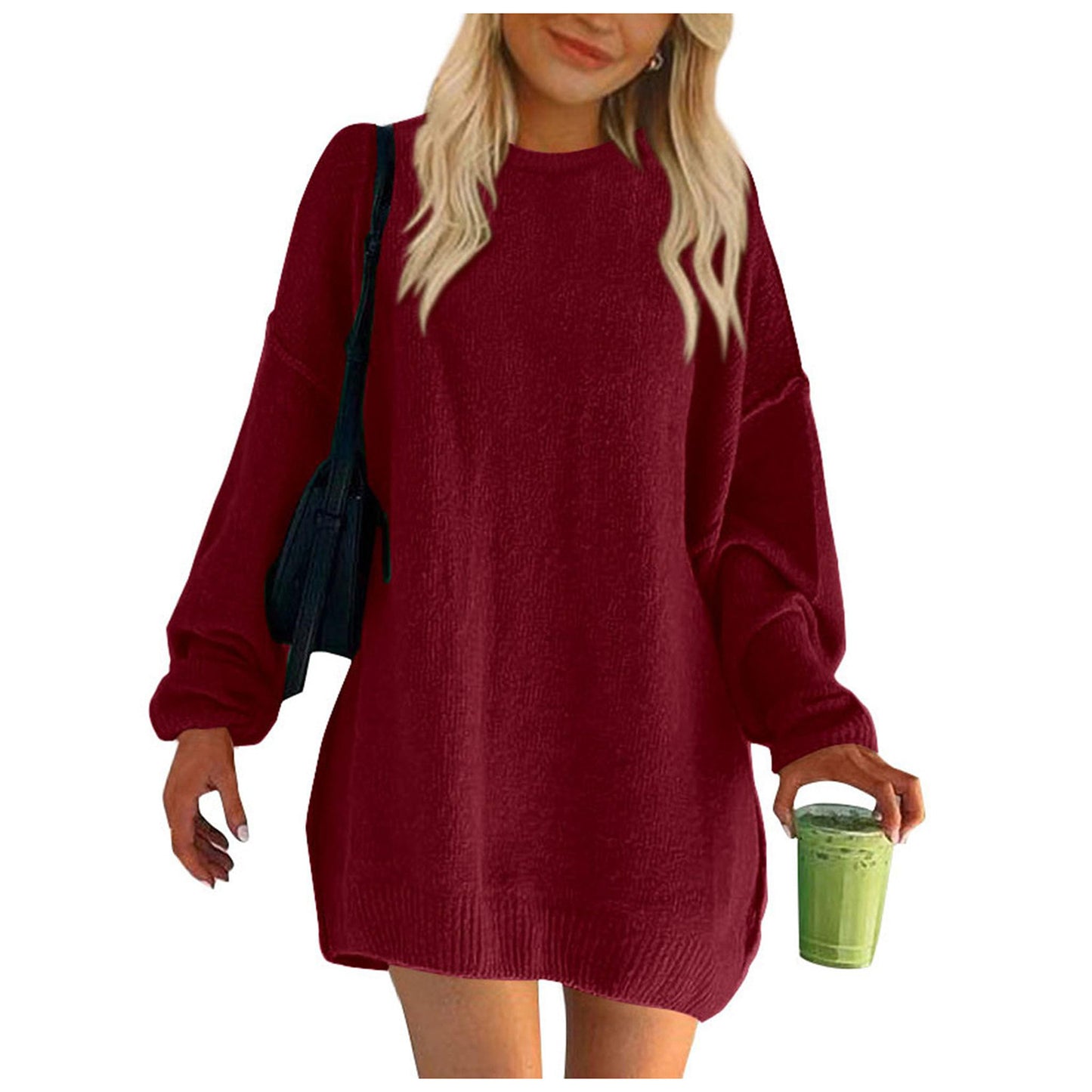 Women's Turtleneck Sweater Fashion Rib Knitted